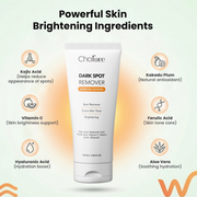 Dark Spot Remover Scrub Gel Cleanser & Golden Glow Face Wash
