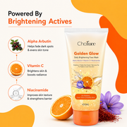Dark Spot Remover Scrub Gel Cleanser & Golden Glow Face Wash