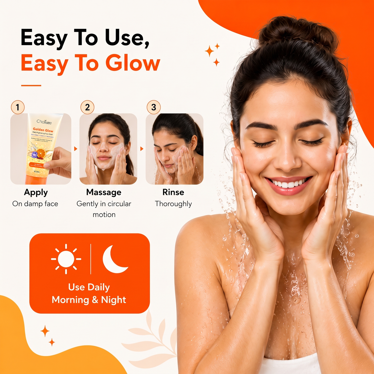 Dark Spot Corrector Face Cream & Golden Glow Face Wash