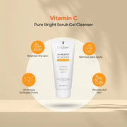 Charwee Dark Spot Remover Scrub Gel Cleanser & Dark Spot Corrector For Face with Active Brightening Blend