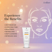 Charwee Dark Spot Remover Scrub Gel Cleanser & Dark Spot Corrector For Face with Active Brightening Blend
