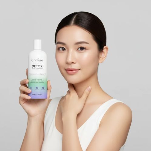 Detox Body Cleanser with Tea Tree & Salicylic Acid & 3-in-1 Volcanic Ash & Minerals Brightening Mud Mask