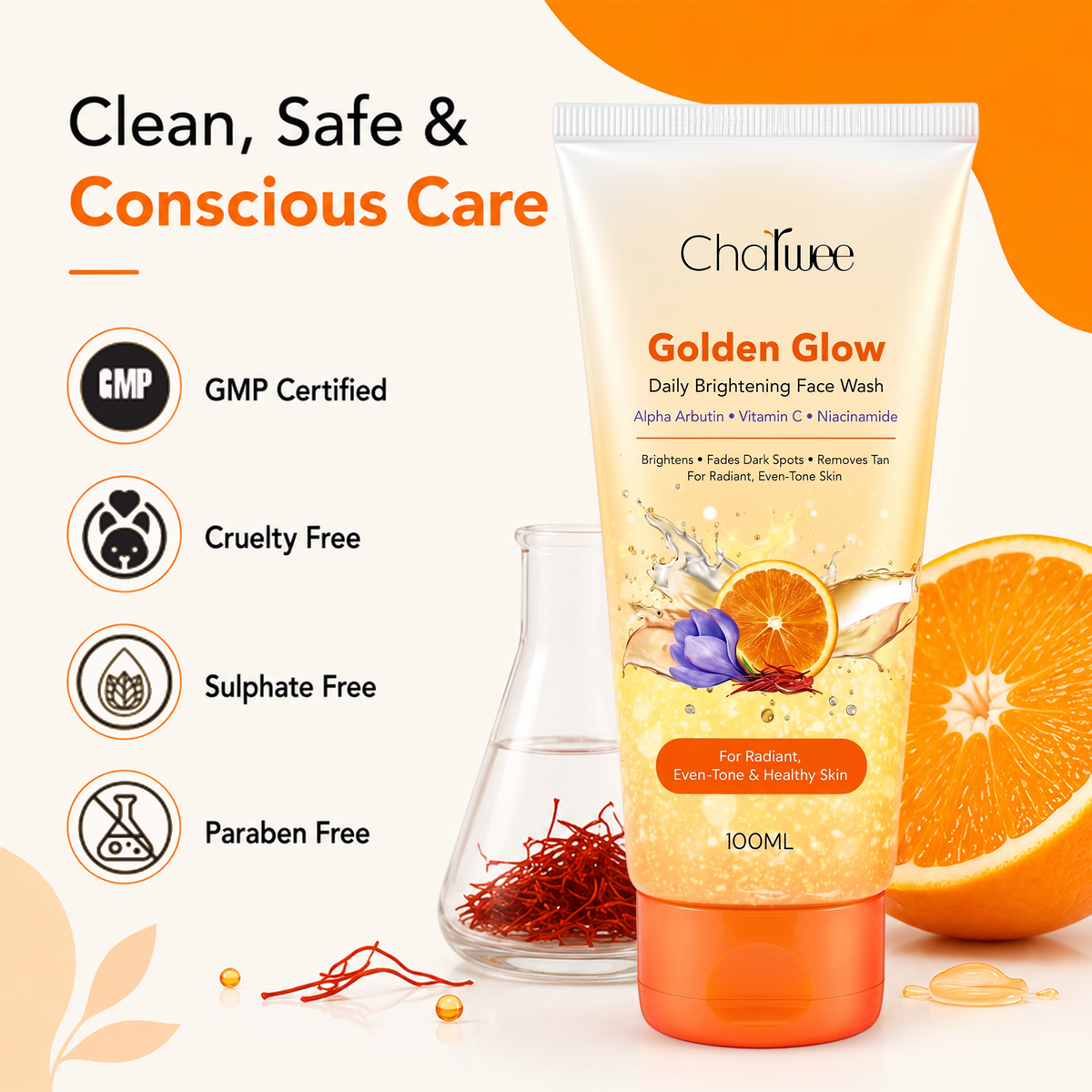 Charwee Golden Glow Facewash