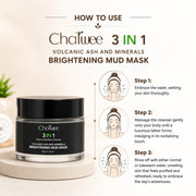 Golden Glow Face Wash & 3 in 1 Volcanic Ash Mud Mask