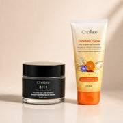 Golden Glow Face Wash & 3 in 1 Volcanic Ash Mud Mask