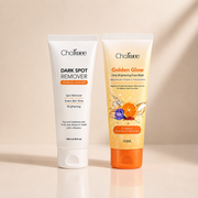 Dark Spot Remover Scrub Gel Cleanser & Golden Glow Face Wash